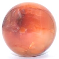 Red Fire Agate Sphere Carving