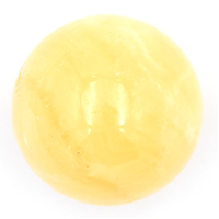 Orange Calcite Sphere Carving