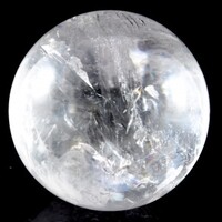 Clear Quartz Sphere Carving