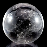 Clear Quartz Sphere Carving