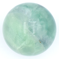 Green Fluorite Sphere Carving