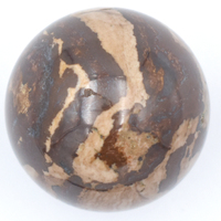 Chocolate Jasper Sphere Carving