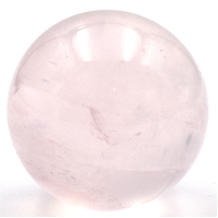 Pink Quartz Sphere Carving