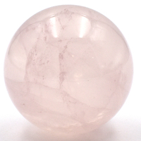 Pink Quartz Sphere Carving