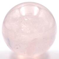Pink Quartz Sphere Carving