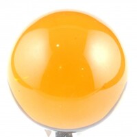 Amber Obsidian Sphere Carving