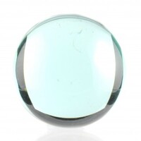 Light Blue Obsidian Sphere Carving