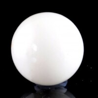 White Onyx Sphere Carving
