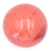 Strawberry Obsidian Sphere Carving