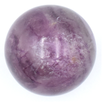 Purple Fluorite Sphere Carving