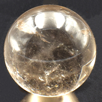 Smoky Quartz Sphere Carving