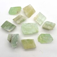 Green Calcite Rough Stones