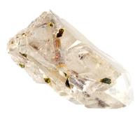 Epidote Red &amp; Green In Quartz