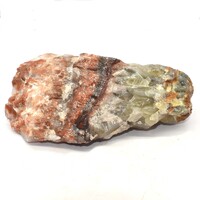 Red Banded Calcite Rough Stones [1 pce]