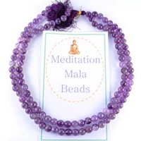 Amethyst Meditation Mala Beads