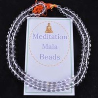 Clear Quartz Meditation Mala Beads