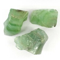 Green Calcite Rough Stones