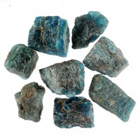 Blue Apatite Rough Stones
