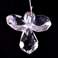 Crystal Angel Suncatcher with Clear Wings