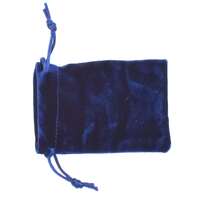 Blue Velvet Jewellery Bags [pkt 10]
