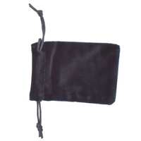 Black Velvet Jewellery Bags [pkt 6]