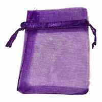 Purple Organza Jewellery Bags [25 pcs]
