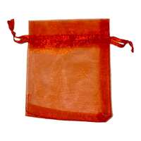 Red Organza Jewellery Bags [25 pcs]