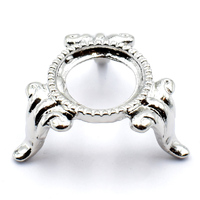 Silver Metal Crystal Ball Stand [18mm]