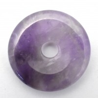Amethyst Donut Pendant Carving