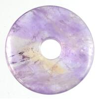 Ametrine Donut Pendant Carving