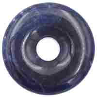 Sodalite Donut Pendant Carving