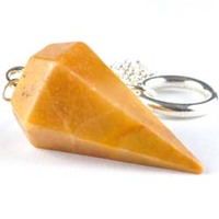 Yellow Jasper Six Sided Pendulum