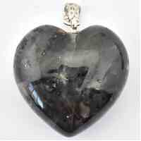 Larvikite Heart Pendant