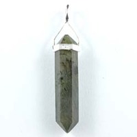 Labradorite .925 Silver Double Terminator Pendant