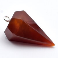 Carnelian Six Sided Pendant