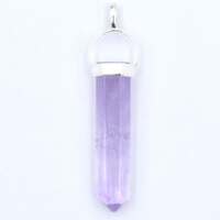 Amethyst .925 Silver Single Terminator Pendant