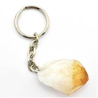 Citrine Point Key Ring