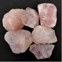 Rose Quartz Rough Stones [&#39;A&#39; 1kg Medium]