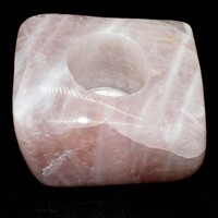 Rose Quartz Polished Tealight Holder