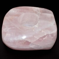 Rose Quartz Polished Tealight Holder