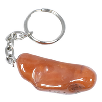 Carnelian Tumbled Key Ring