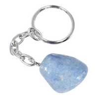 Blue Aventurine Tumbled Key Ring