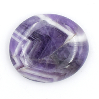 Chevron Amethyst Palm Stone