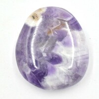 Chevron Amethyst Palm Stone