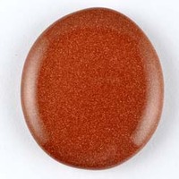 Gold Goldstone Palm Stone