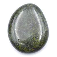 Green Snakeskin Jasper Palm Stone