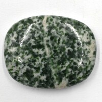 Green Spot Jade Palm Stone