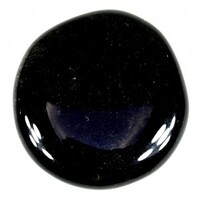 Silver Sheen Obsidian Palm Stone