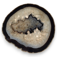 Round Natural Agate Geode Slice