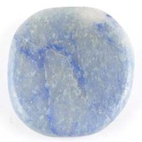 Freeform Aventurine Blue Worry Stone